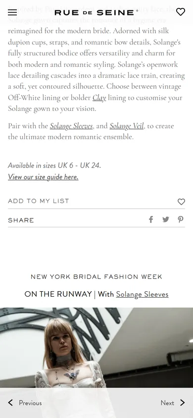 Screenshot of ruedeseine.com